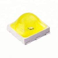 Usine 3V 6V 0.5W 1W UV SMD LED Puce 2-en-1 365NM 395nm 400NM 5054 pour la Source de lumière de polymérisation des ongles