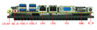 Kabylake 8th Gen Core I3 I5 I7 4K Mini ITX DDR4 Motherboard M800SE 6COM Dual LAN untuk layar tampilan Digital tertanam