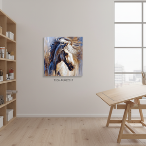 Dipinto a Olio Realistico <span class=keywords><strong>di</strong></span> <span class=keywords><strong>Cavalli</strong></span>, Arte Murale Dipinta a Mano su Tela <span class=keywords><strong>di</strong></span> Maestosi <span class=keywords><strong>Cavalli</strong></span> Bianchi per Soggiorno e Arredamento Casa - Product Image 3