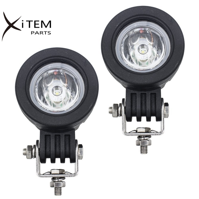 Motorcycle LED Spotlight 10W Motorbike LED Spot Light Headlight High Power 1000lm LED for Motorcycle