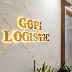 ป้ายโลโก้ตัวอักษร LED 3D หน้าร้านกาแฟสำหรับโฆษณาต้อนรับบริษัทและห้างสรรพสินค้า - Product Image 6