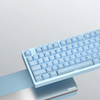 Clavier magnétique en métal CNC personnalisé ou clavier mécanique, disposition 75 %, matériau 6063, anodisation 180 mailles, sans fil, tri-mode