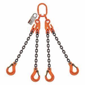 Four Legged Adjustable Welded Chain Sling With Conveyor Function Zinc ISO Certified Complete Safety Hook CHAIN SLING CHAIN SLING - Product Image 2
