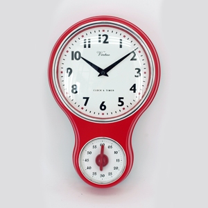 Vintage Quartz Time Timer Wall <b>Clock</b> for Kitchen Room Decor - Product Image 3