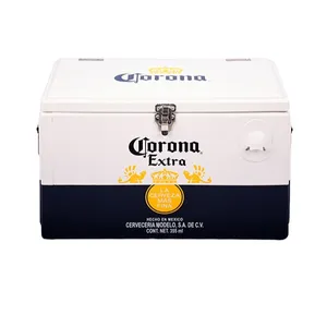 20L Cooler Box Vintage Kühltasche Eis Metall Box Wein kühler Rolling Chiller Werbe geschenk Wein Kühlschrank axxxxx Top-Seller