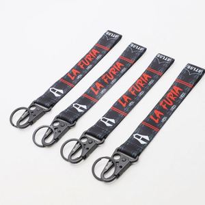 Professional Custom Sports Club Merchandise Championship Anniversary Souvenirs Personalized Logo <b>Polyester</b> Keychain <b>Lanyards</b> - Product Image 1