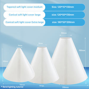 Diffuseur de lumière conique à 360 degrés pour la photographie, réflecteur pour objets, cône lumineux de table pour petits produits, cosmétiques, bijoux - Product Image 3
