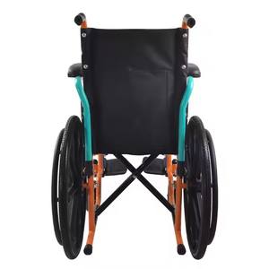 Silla de Ruedas Manual Ajustable, Ligera y Duradera, de Acero al Carbono, Plegable, con Diseño Transpirable, para Niños con Parálisis <span class=keywords><strong>Cerebral</strong></span> - Product Image 2