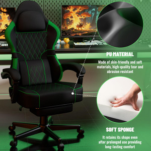 Chaise de bureau ergonomique <span class=keywords><strong>Scorpion</strong></span> avec massage, robuste, confortable, idéale pour le gaming et le télétravail, livraison gratuite - Product Image 6