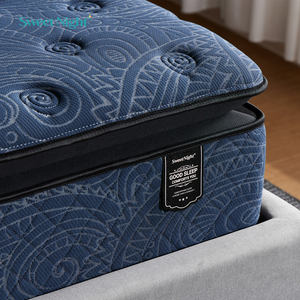 Venta Directa de Fábrica, Colchón de Espuma Viscoelástica Cómodo de 3 Lados Sweetnight OEM ODM, Colchón Individual, Queen, King Size, Colchón con Base para Hotel - Product Image 1