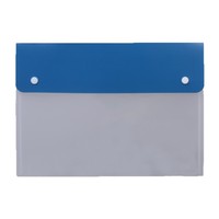 Carpeta de Archivo de Plástico PP Ecológica, Transparente Mate, de Doble Cierre Reforzado, Tamaño A4, Modelo 081502, Origen China