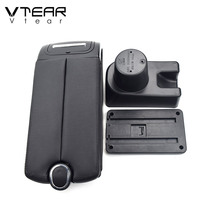 Vtear pour Mitsubishi Attrage Mirage, boîte d'accoudoir en ABS et PU, chargeur USB, organisateur de rangement pour console centrale, accessoires intérieurs de voiture