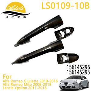 ฝาครอบมือจับประตู Adili รุ่น LS0109-10B สีดำ สำหรับ Alfa Romeo Giulietta Mito Lancia Ypsilon - Product Image 1