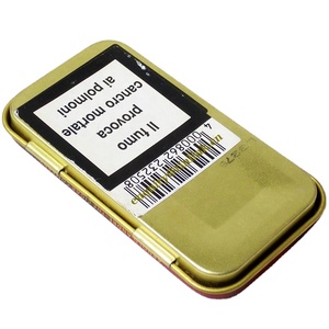 <span class=keywords><strong>Mini</strong></span> hình chữ nhật xì gà thuốc lá tin trường hợp 5 thuốc lá lưu trữ Pocket tin trường hợp Box với bản lề Nắp - Product Image 4