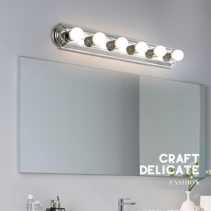 Bauhaus trang điểm nghệ sĩ Vanity ánh sáng LED/sợi đốt/tiết kiệm năng lượng gương Đèn phòng tắm trang điểm phòng thu ánh sáng phía trước không khoan - Product Image 5