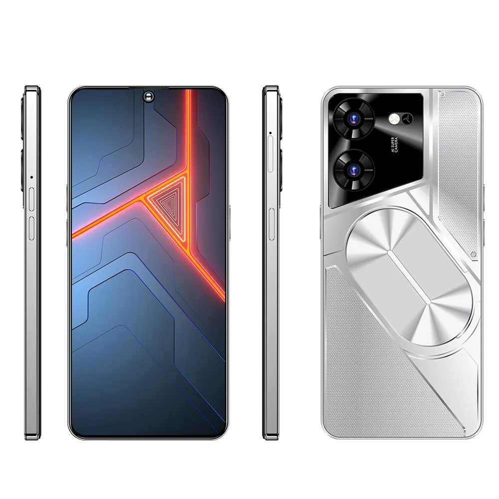 Hochwertige Povo5pro 5G 7,3 Zoll Original-Handy 16GB 1TB großer Speicher Smartphone Beauty-Kamera Gaming-Handy