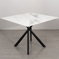 Petite table à manger moderne de luxe en céramique conçue pour les hôtels et les ateliers de meubles de salle à manger entrepôts d'entrée