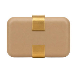 Sac de soirée minimaliste en cuir PU pour femme, pochette chic en métal, sac à main quotidien pour mariage et vacances avec chaîne amovible - Product Image 4