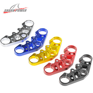 Độ Chính Xác Tùy Chỉnh Cao Nghệ Sĩ Biểu Diễn Cnc Nhôm Xe Máy Top Ba Kẹp Cân Bằng Ngã Ba Phía Trước Sốc Đối Với Yamaha R15V3 - Product Image 1
