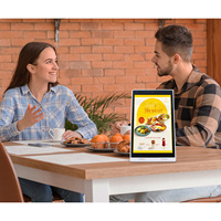 2025 nueva llegada tableta Android en forma de L con pantalla táctil capacitiva NFC RFID lector POE Power Over Ethernet