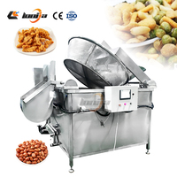 Friteuse industrielle de qualité alimentaire pour chips de bananes en gros volume, machine à frire les nuggets de porc chauds : Friteuses Chifle, Friteuse à crevettes et beignets avec mélangeur