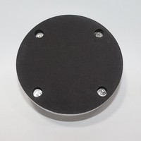 Sous-verres en acier inoxydable pour table à manger, tapis antidérapant avec poignée en EVA, lot de 6 plaques isolantes thermiques de 13 cm de diamètre, design moderne