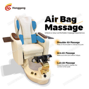 Promoção Cadeira de Pedicure para <span class=keywords><strong>Spa</strong></span> de Pés, Equipamento para Salão de Beleza com Encosto Alto, Massagem Elétrica de Luxo e Bomba de Drenagem - Product Image 4