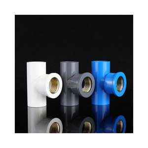 Accesorios <span class=keywords><strong>de</strong></span> PVC OEM ODM con Inserto <span class=keywords><strong>de</strong></span> Latón, Conexiones Roscadas <span class=keywords><strong>de</strong></span> <span class=keywords><strong>Cobre</strong></span>, Codo, T, Reductor, Resistentes a la Corrosión y a los Productos Químicos - Product Image 4