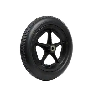Cheng Jin Vehicles 12-Inch PU Foam Wheel Solid Polyurethane Core For Manual Wheelchair Walking Aid Tires - Product Image 1
