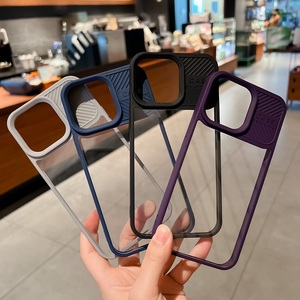 เคสโทรศัพท์มือถือแบบใสสองสี แฟชั่น สำหรับ <span class=keywords><strong>iPhone</strong></span> 16 <span class=keywords><strong>11</strong></span> <span class=keywords><strong>Pro</strong></span> <span class=keywords><strong>Max</strong></span> แผงอะคริลิกใส ป้องกันการกระแทก - Product Image 2
