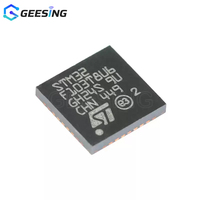 Microcontrolador ARM Cortex-M3 de 32 bits de la línea de rendimiento de densidad media Geesing, 64 KB de memoria Flash, 20 KB de RAM, 72 MHz, VFQFPN-36, 26 E/S, CI STM32F103T8U6