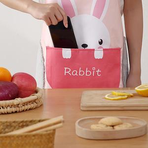 Tạp Dề Lau Tay Nhà Bếp Chống Nước Và Dầu Hoạt Hình In Động Vật Túi Lớn Smock Tạp Dề Làm Việc Nhà Cho Người Lớn - Product Image 2