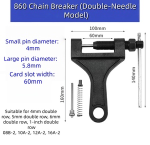 Démonteur de chaîne <span class=keywords><strong>moto</strong></span> Tricycle vélo coupe-chaîne outil de démontage outil de réparation chaîne goupille séparateur voiture Kit d'outils de réparation - Product Image 4