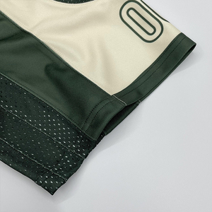 Camiseta de Fútbol Americano de Alta Calidad, Personalizada, Transpirable, Talla Grande, Anti-UV, de Secado Rápido, con Diseño de Malla - Product Image 6