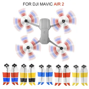4pcs tiếng ồn thấp 7238f đầy màu sắc cánh quạt cho DJI Mavic không khí 2S cánh quạt nhanh chóng phát hành 7238 Prop FPV drone phụ tùng thay thế - Product Image 2