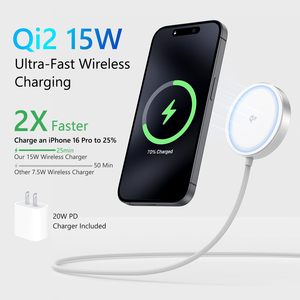 Tùy chỉnh logo Hợp kim nhôm TPU qi2 phổ sạc không dây 15W không dây sạc pad cho iPhone - Product Image 3