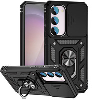 Compatible avec l'étui de téléphone S26 Ultra avec fenêtre et support anneau