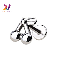 2025 gros mode cerise titane Labret hauts oreille lèvre goujon plaqué or Labret Piercing boucle d'oreille bijoux pour les mariages