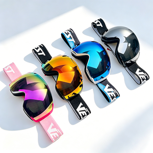 Masque de <span class=keywords><strong>ski</strong></span> tout-terrain, lentille sphérique anti-buée, compatible casque UV400 <span class=keywords><strong>pour</strong></span> la neige poudrée <span class=keywords><strong>hors</strong></span> <span class=keywords><strong>piste</strong></span>, l'alpinisme et les sports de neige - Product Image 2