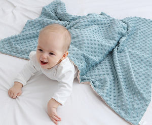 Microfibre tissu nouveau-né couette confortable printemps automne <span class=keywords><strong>couverture</strong></span> portable <span class=keywords><strong>pour</strong></span> bébés <span class=keywords><strong>maternelle</strong></span> <span class=keywords><strong>sieste</strong></span> utilisation de la climatisation - Product Image 1