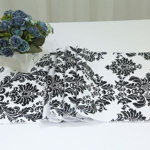 <span class=keywords><strong>Design</strong></span> di lusso Jacquard Runner stampato in poliestere lavorato a maglia per banchetti di nozze Home Hotel - Product Image 5
