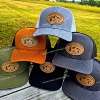 Casquette de baseball Richardson 112 Trucker personnalisée avec broderie, dos en maille, fermeture snapback, mode sportive, cyclisme, extérieur, unisexe