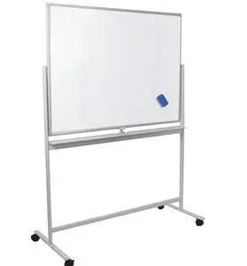 Mobile Whiteboard With Stand And Can 360 Degree Removable