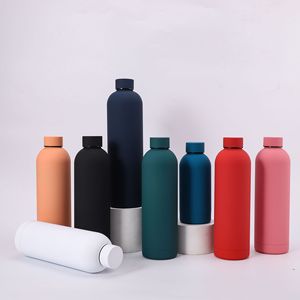 USA 500ml en acier inoxydable à double paroi isolé sous vide sans BPA 6-12 heures Performance thermique Portable bouche étroite Sport eau - Product Image 2