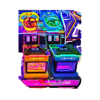 Simulateur de voiture de course d'arcade RM-EL3001 Console de jeu vidéo à pièces 4 joueurs avec garantie d'un an