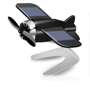 Diffuseur d'air pour voiture de haute qualité, modèle d'avion rotatif solaire, protection solaire, aromathérapie, parfum, huile essentielle, cadeau créatif - Product Image 3