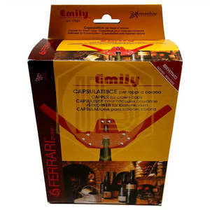 Macchina Tappatrice per Bottiglie Emily Ferrari con Due Leve e Attacchi Intercambiabili per Tappi da 26/29 mm (Manuale) - Product Image 2