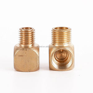 Jm 4 मिमी और 6 मिमी पीतल प्लास्टिक सीधे पाइप फिटिंग संपीड़न फेनियम ट्यूब कनेक्टर चिकनाई हेड मॉडल मशीन उपकरण एडाप्टर - Product Image 3