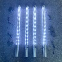Bâton stroboscopique LED en alliage d'aluminium rechargeable de 60cm de long pour bouteille de champagne Bâton lumineux LED pour bouteille de champagne