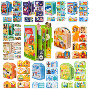 <span class=keywords><strong>Libro</strong></span> Sensorial de Fieltro Montessori 2026, Juguete Educativo para el Desarrollo de la Motricidad Fina y el Aprendizaje Temprano para Niños Pequeños - Product Image 1